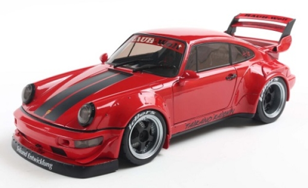 421186566 Porsche 911 (964) RWB Bodykit Taikano Kaishin 2024 Red 1:18